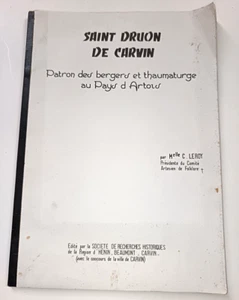 NORD PAS DE CALAIS SAINT DRUON DE CARVIN PATRON DES BERGERS.. Melle LEROY 1980 - Picture 1 of 4