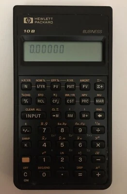 HP 10b Scientific Calculator with Original Vinyl Cover Hewlett Packard - Image 1 of 2