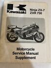 Kawasaki 1990 Ninja Zx-7 Zxr 750  Service Manual Sup 16 Sections 99924-1126-51