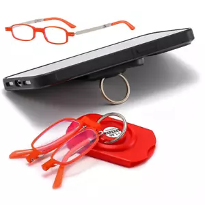 Anti blue light With mobile phone holder Foldable Reading glasses +1.0 +1.5 +2.0