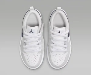 Jordan 1 Low Neutral Grey Navy Little Kids (PS) | Size 11C - 3Y - Picture 1 of 9