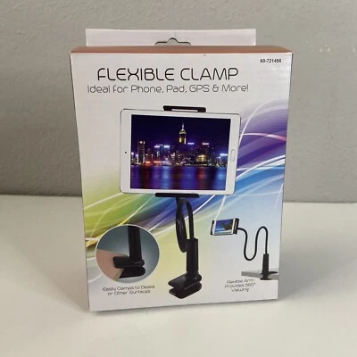 Flexible Clamp ideal for Phone, Tablet, GPS & More, 360 Degree View, New - Image 1 of 4