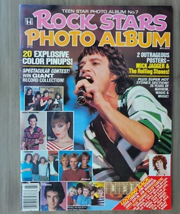 Rock Stars Photo Album # 7 1982 Mick Jagger AC/DC Van Halen - Picture 1 of 17