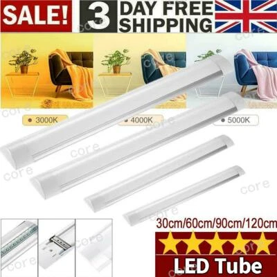 UOCOMDER LED Strip Lights 1FT 2FT 3FT 4FT Batten Tube Light Garage Workshop Office Lamp