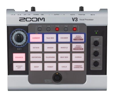 ZOOM V3 Voice changer Audio interface Vocal processor Game commentary streaming - Image 1 of 4