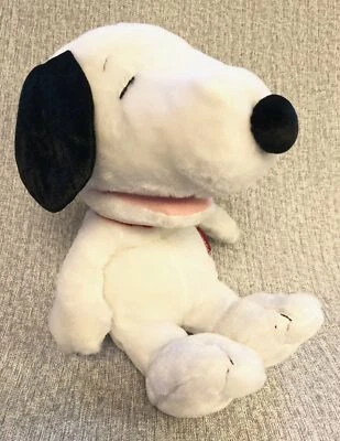 LAUGHING SNOOPY 12" Plush Just Play Peanuts 2015 Shake & Laugh Stuffed Animal - Image 1 of 2