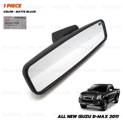 Fits Isuzu Rodeo D-Max TFR V-Cross 2011 - '15 Interior Rear View Mirror Black - Image 1 of 4