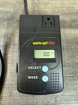Watts Up Pro Black Portable 120VAC-60Hz Electricity Wattage Consumption Meter - Image 1 of 4