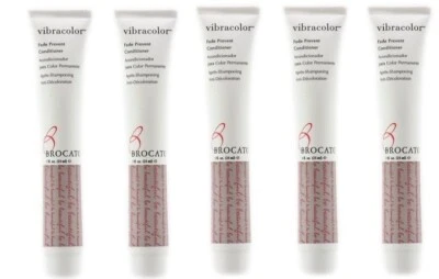 Lot 5 Brocato Vibracolor Fade Prevent Hair Color Conditioner 1oz Travel Size TSA - Image 1 of 2