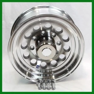 Aluminum Trailer Rim 16X7" Mod Wheel 8 on 6.5 3750 LB with Center Cap & Lugnuts - Picture 1 of 2
