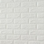 Self Adhesive 3D Tile Foam Stick Wall Paper Brick Wall Sticky Wallpape Decor ~