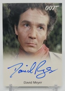 2011 James Bond 50th Anniversary DAVID MEYER as MISCHKA Auto Series 1 Octopussy