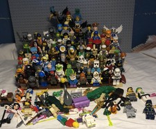 LEGO Lot 90+ MiniFigures Disney Star Wars Harry Potter Minecraft Chima DC Marvel