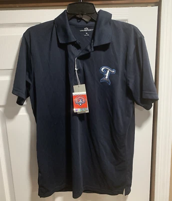 Tampa Tarpons NY YANKEES MiLB Pullover NAVY POLO Shirt Vansport MENS SZ S NWT - Image 1 of 4