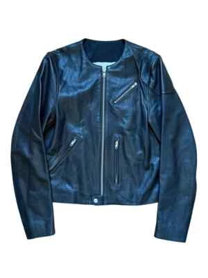 Acne Studios “Neil” Demon Leather & Suede Jacket Sample - Image 1 of 4