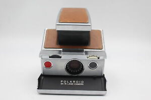 Appareil photo terrestre vintage marron et argent Polaroid SX-70 APPAREIL PHOTO INSTANTANÉ 