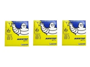 3x Tubo Interior Michelin Air Stop B1 Lambretta o Vespa 3.00 3.50 100 90/80 60° - Imagen 1 de 2