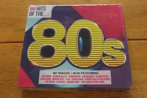 80 Hits of the 80s 4CD Box Set 80 Tracks Various Artists New Wave Rhino Sealed - Picture 1 of 2