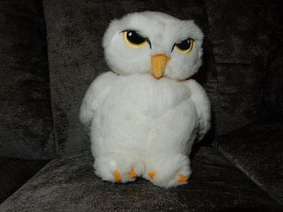 2001 Harry Potter Hedwig Owl 8" Plush soft toy warner Bros swivel head - Image 1 of 4