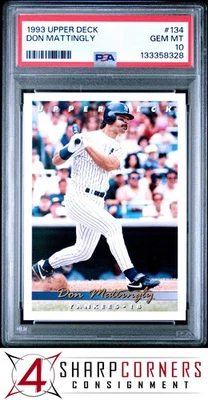 1993 cubierta superior #134 Don Mattingly Yankees PSA 10 Foto 1 de 3