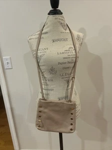 Borsa a tracolla Hammitt Duke triplo scomparto in pelle marrone chiaro - Foto 1 di 11