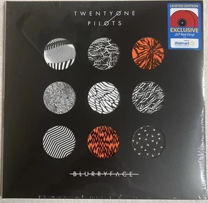 TWENTY ONE PILOTS BLURRYFACE LP RED VINYL WALMART EXCLUSIVE NEW SEALED - Picture 1 of 6