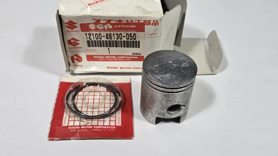 NOS 1979-1980 Suzuki OR50 .50MM Oversize Piston and Rings - Image 1 of 1