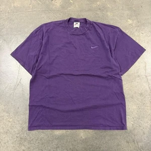 Vintage 90s Nike Purple Essential T Shirt Size XL - Picture 1 of 7