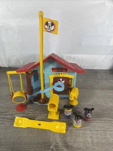 Vintage Hasbro Walt Disney Mickey Mouse Club Weeble Wobble Playset 1976 - Picture 1 of 11