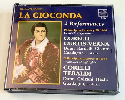 CorelliLa: La Gioconda-Mary Curtis Verna, Lili Chookasian 3CDs W/Booklet 7010 - Image 1 of 3