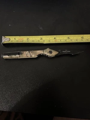 Cuchillo bolígrafo Boker Plus Jim Wagner supervivencia urbana camuflaje tanto Foto 1 de 3