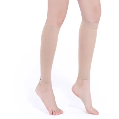 20-30 mmHg Compression Socks Calf Sleeve for Travel Flight Nurses Swelling Edema - Image 1 of 4