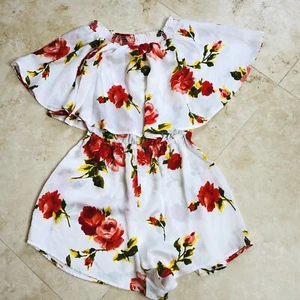 Mono Show Me Your Mumu ROSARITA ROSAS Floral Boho Hombro I Talla XS - Imagen 1 de 7