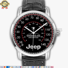 Jeep Wrangler Speedometer Quartz Watch Stainless Steel Men's Wristwatch JE03