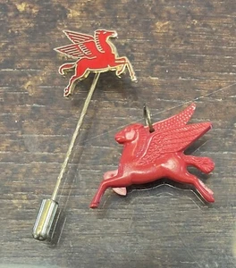 Mobil Pegasus Stick Pin & Charm - Bild 1 von 1