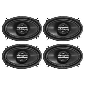(4) Pioneer TS-G4620S | 4x6 Inch 200W 4 Ohm 2-Way Coaxial Car Speakers 4" by 6"