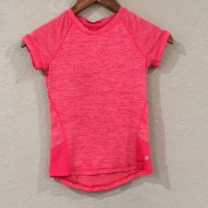 Layer 8 Girls Sz S Activewear Pink Short Sleeve Shirt - Picture 1 of 7