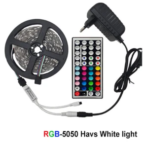 LED Strip Light RGB 5050 SMD 2835 Flexible Ribbon RGB Stripe 5M 10M 15M tape kit - Picture 1 of 14