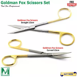 Forbici mediche T/C Goldman Fox taglio tessuto strumenti chirurgici dentali - Foto 1 di 6