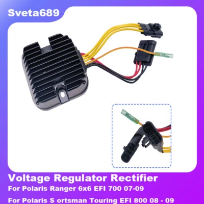 Regulador de voltaje rectificador para Polaris Ranger 500 700 800 RZR 800 Sportsman Foto 1 de 4