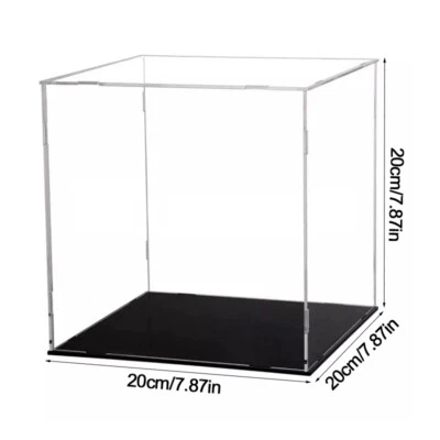 30*30*30cm Acrylic Display Case Dustproof Box Perspex Clear Collectibles Model - Image 1 of 4