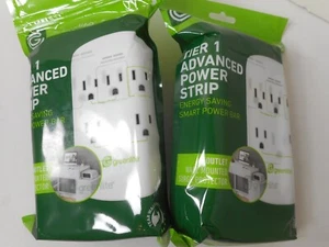 ๐ฅ 2 X    5 Outlet Advanced Power Strip Tier 1 Wall Mount Smart Surge Protector - Picture 1 of 7