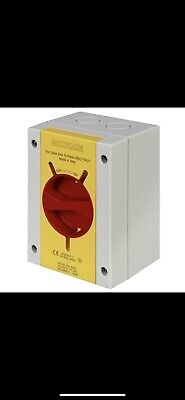SCAME 20A ROTARY ISOLATOR 3 PHASE TP&N IP65. Hot Tubs Etc • 8.99£