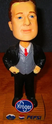 Bob Huggins Bobblehead at University of Cincinnati, Pepsi, Skyline, Kroger Cover
