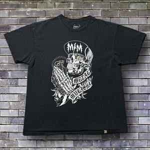 Y2K Metal Mulisha Skeleton Gangster Granade Graphic Tee Jesse Pinkman Size XL - Picture 1 of 4