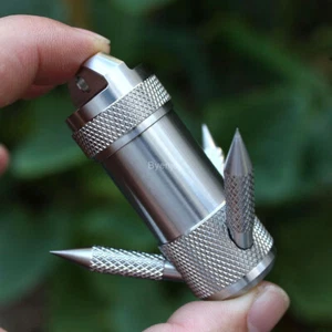 Throw Out Grappling Hook Capsule Waterproof Container Anchor Outdoor EDC Gift - Imagen 1 de 16