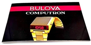 BULOVA COMPUTRON Instruction Booklet ORIGINALE - NUOVO - Imagen 1 de 4