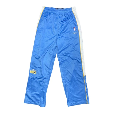 Denver Nuggets Reebok Team Apparel NBA Authentic Tear Away Warmup Pants XL EUC Cover