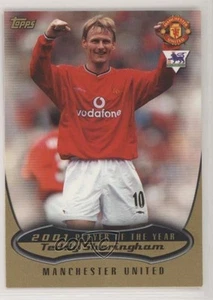 2002-03 Topps Premier Gold Teddy Sheringham Steven Gerrard (Player of the Year) - Picture 1 of 3