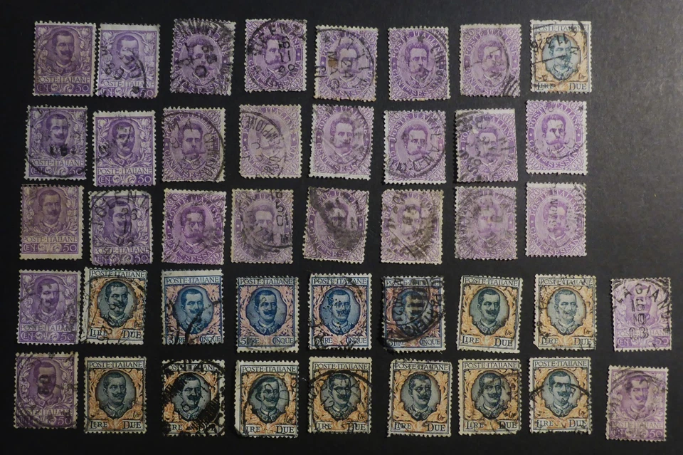ITALY USED REGULAR ISSUES W/CANCEL INTEREST  GOOD CAT. DUPLICATE   FREE SHIPPING - Image 1 of 1